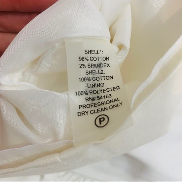 NWT Calvin Klein white with lace band - Picture 8 of 8